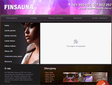 Tablet Screenshot of finsauna.com.pl